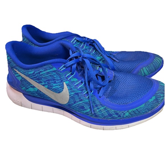 Nike Other - Nike Free 5.0 Mens Size 10.5 Print Running Athletic Shoes Sneakers 749592-404